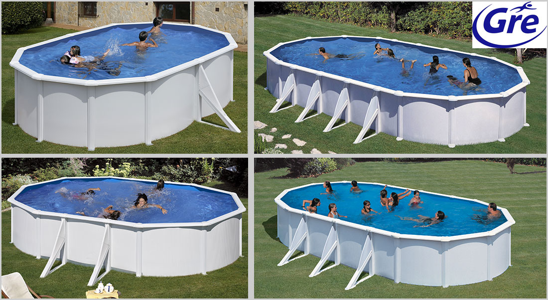 Piscine Acier Gr Fidji Ovale