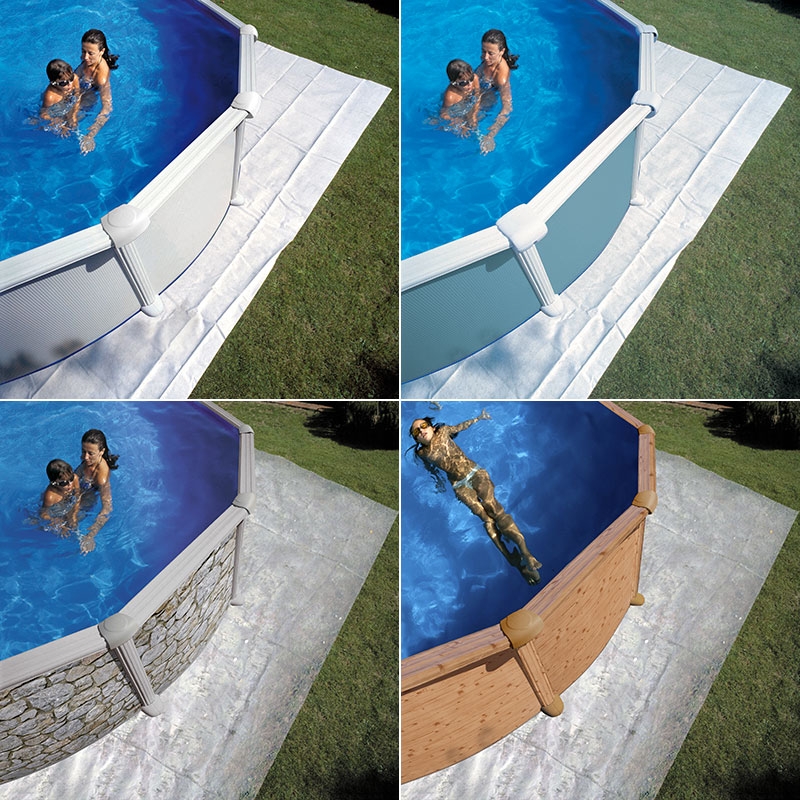 Tapis de sol pour piscine DIALL Ø4 m