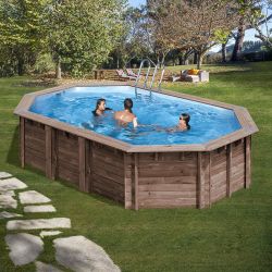 Vente De Piscines En Bois Hors Sol Semi Enterrées Ou Enterrées