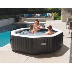 Spa gonflable Carbone octogonal 4 places - intex