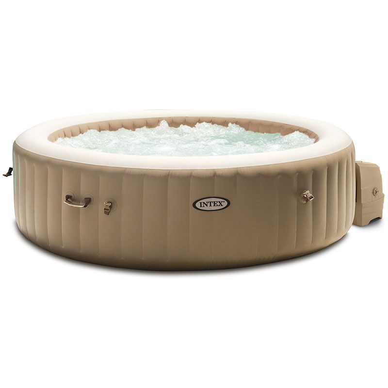 Spa gonflable Intex PureSpa Sahara rond 6 places beige