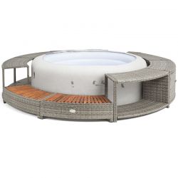 Habillage Bestway universel pour spa 180 cm rond