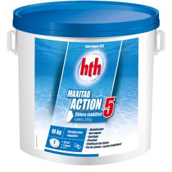 HTH Maxitab action 5 - chlore lent multiactions