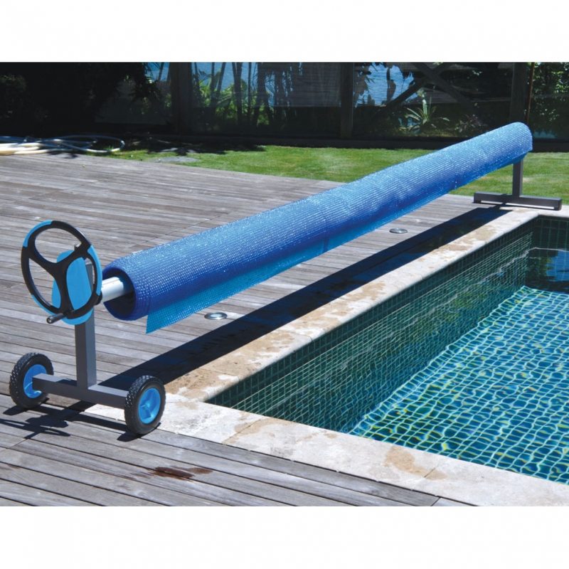 SPOOL - Enrouleur Bâche Luxe pour piscine enterrée jusqu'à 5,4m de large  (en aluminium) - Cdiscount Jardin