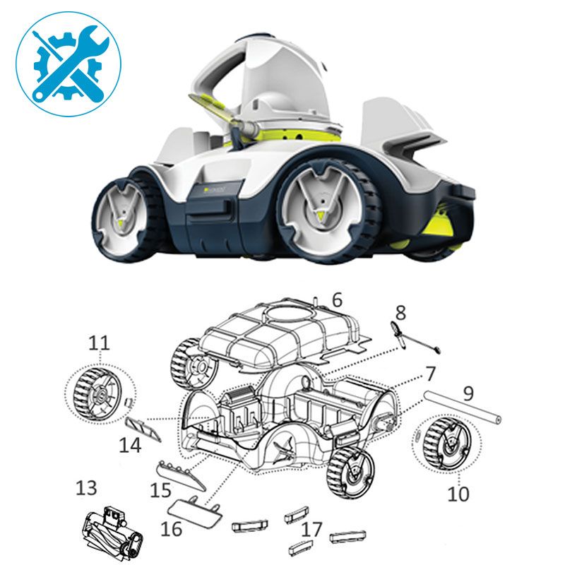 Pièces détachées pour robot Manga Plus Kokido RC32