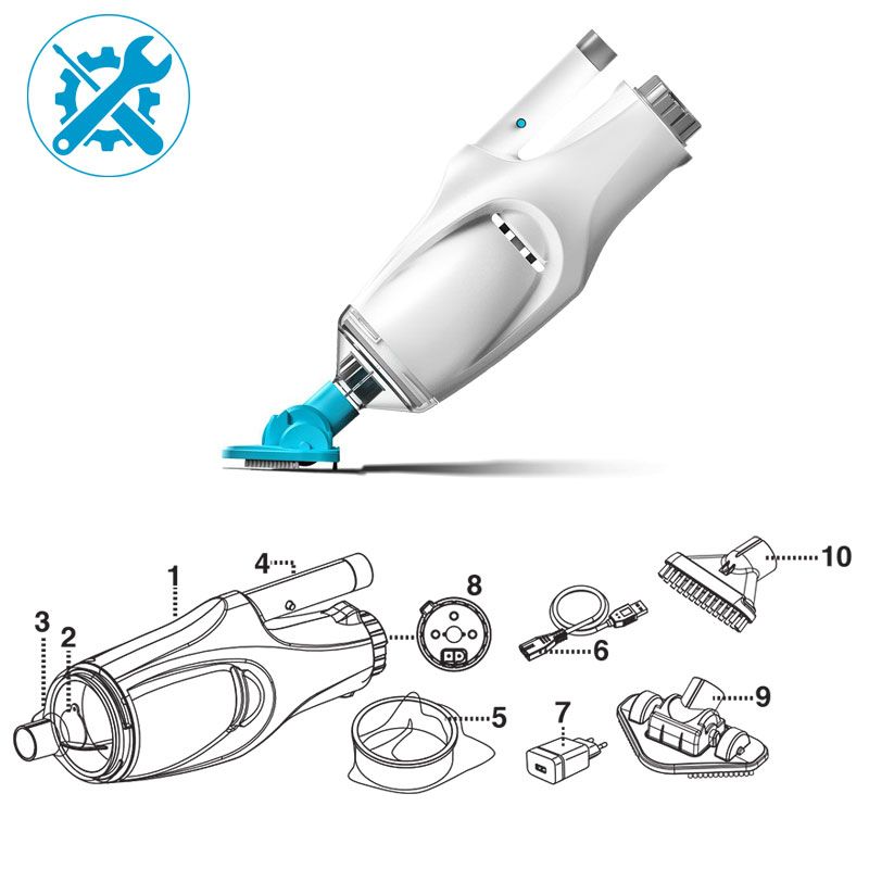 Pièces détachées pour aspirateur Telsa 05 Kokido EV05