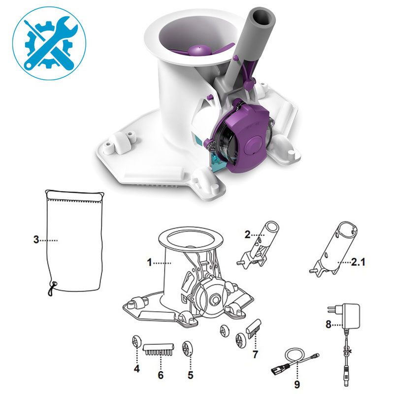 Pièces détachées pour aspirateur Telsa 40 Kokido EV40