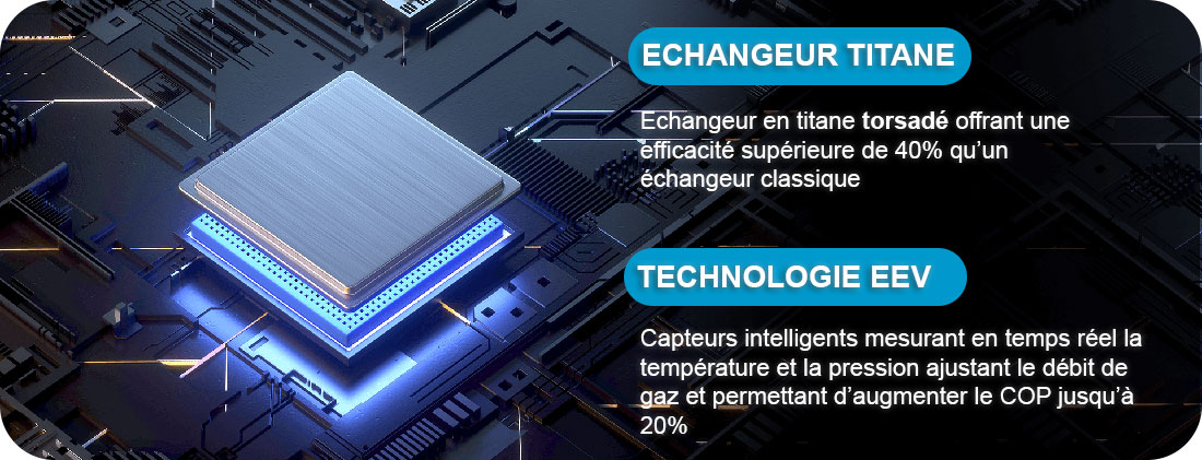 Technologie EEV pompe à chaleur Aston Prestige